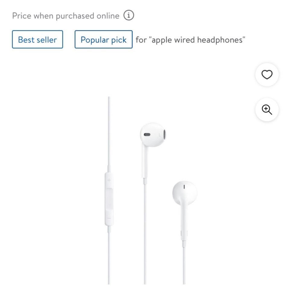 Apple Earpodsheadphone plug